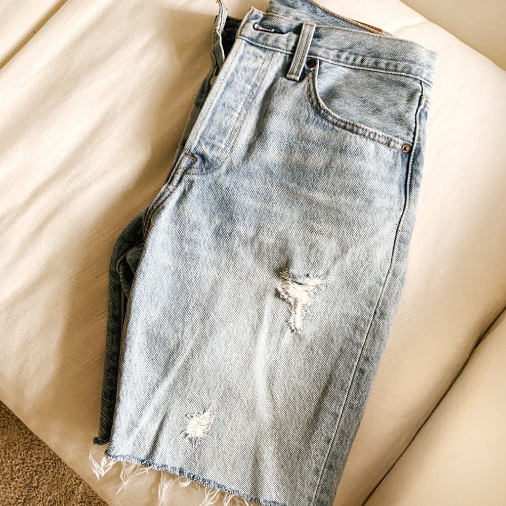 Levi denim shorts